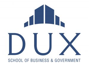 Logo azul Siglas DUX​ | Universidad de San Pedro Sula
