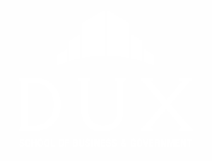 Logo blanco Siglas DUX​ | Universidad de San Pedro Sula