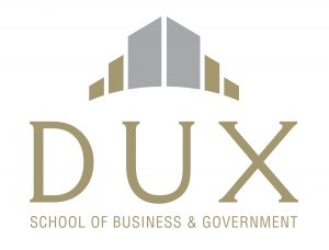 Logo dorado Siglas DUX​ | Universidad de San Pedro Sula